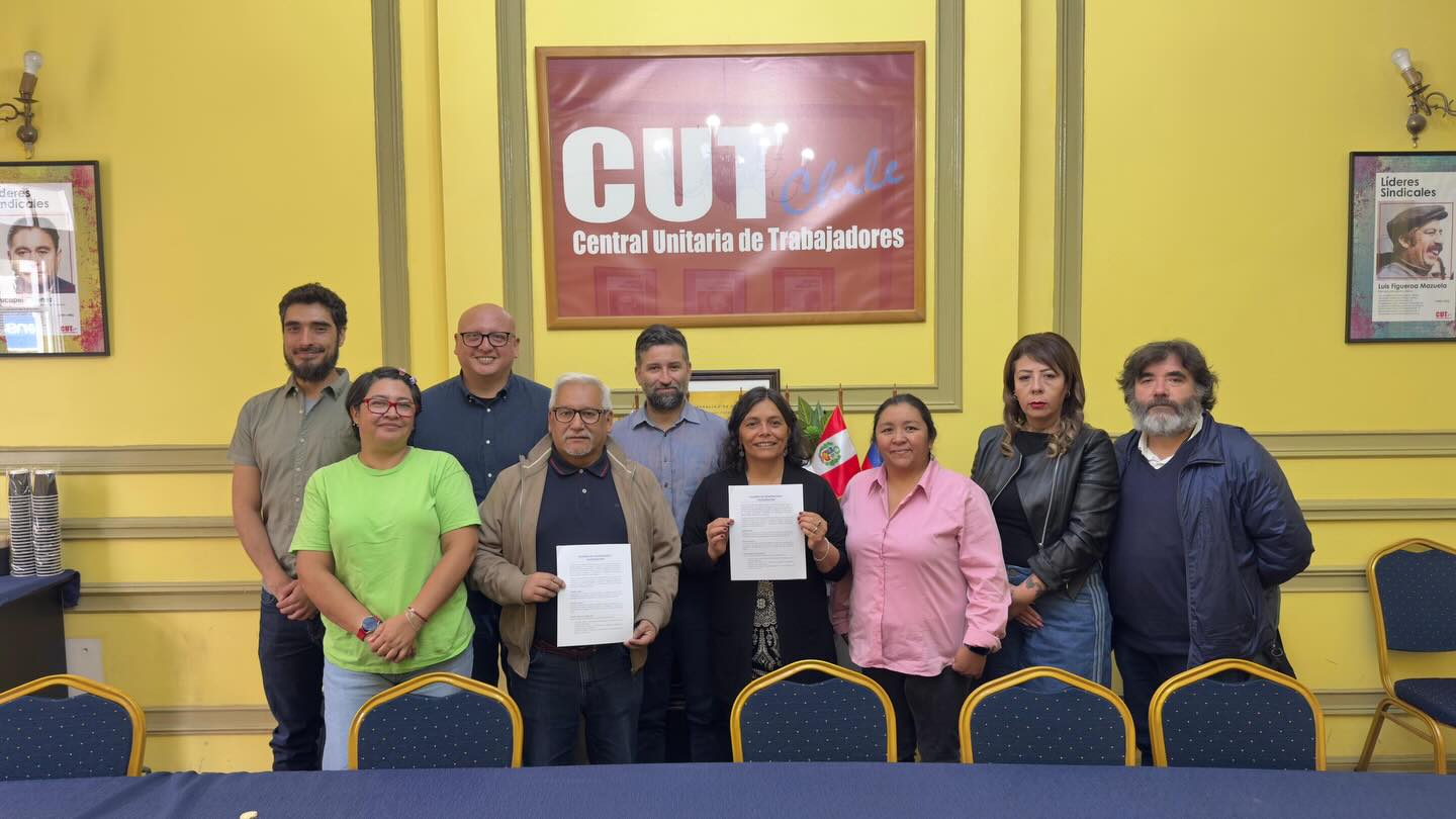 ACET Firma convenio de colaboración con la Central Unitaria de Trabajadores (CUT)
